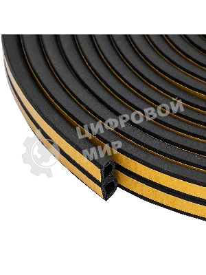 Уплотнитель резиновый Сибртех 12 м, профиль 