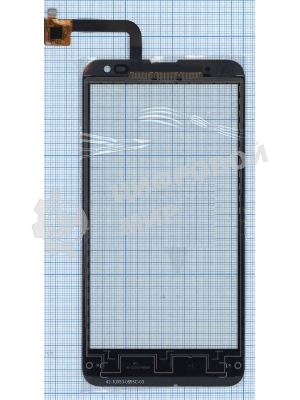 Сенсорное стекло (тачскрин) для Fly IQ4514 EVO Tech 4, черное