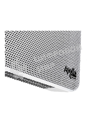 Обогреватель инфракрасный Ballu Apollo Infrared BIHP/A-2000 белый, микатермический, 2000 Вт, 25 м2, дисплей, термостат