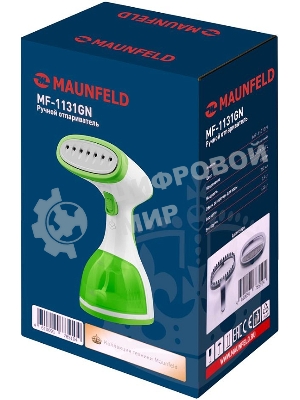 Отпариватель Maunfeld MF-1131GN зеленый, 1000 Вт, 25 г/мин, 260 мл