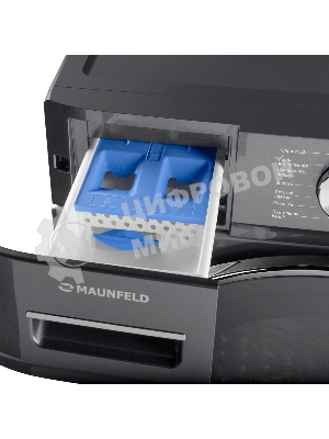 Стиральная машина Maunfeld MFWM127ISB02 графит, загрузка фронтальная 7кг, 1200 об/мин., класс: A+++