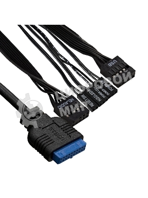 Компьютерный корпус Desktop ExeGate MI-301U-300 (mATX/mini-ITX, 1U-F300S 4см, 1*USB+1*USB 3.0, аудио, черный)