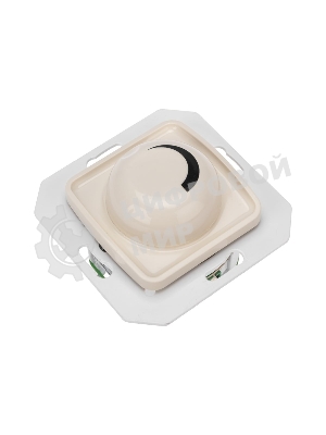 Светорегулятор Kranz DEA 300Вт с/у мех. бежевый (1/10/100)