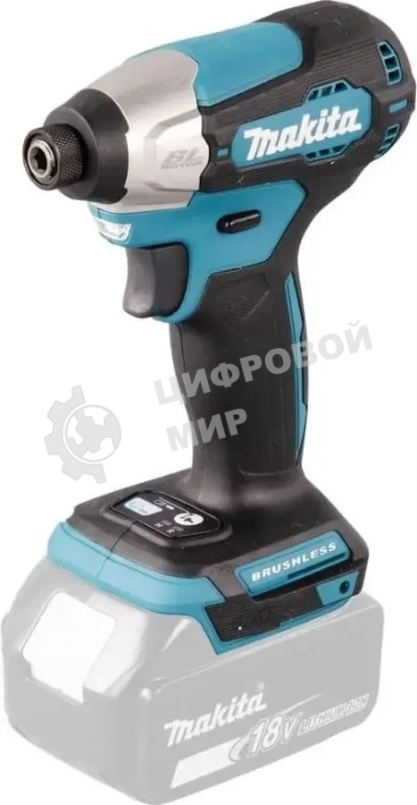 Дрель-шуруповерт Makita DTD157Z, 18 В, 0 Ач, 140 Нм, бесщеточный, ударный