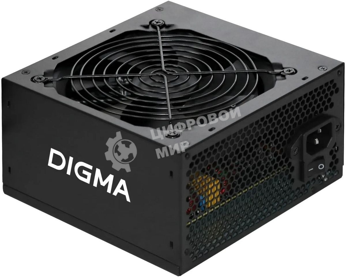Блок питания Digma DPSU-750W-WH RTL, 750Вт, 80 PLUS, 120мм, черный