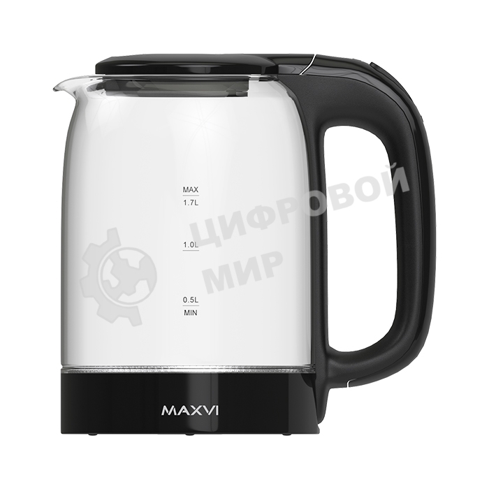 Чайник электрический Maxvi KE1741G черный