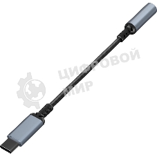 Переходник Defender JACK03-01 PRO 3.5 jack (F)-Type-C(M) c ЦАП 1