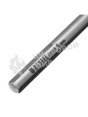 Сверло спиральное по металлу Denzel 5 х 132 мм, Р6М5, Golden Tip, удлиненное