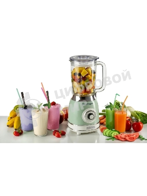 Блендер стационарный Ariete Vintage 0583/04 зеленый, 1000 Вт, 4 скорости, турбо