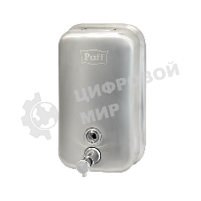 Дозатор для жидкого мыла из нерж. стали, матовый Puff-8615m, хром матовый, 1000 мл