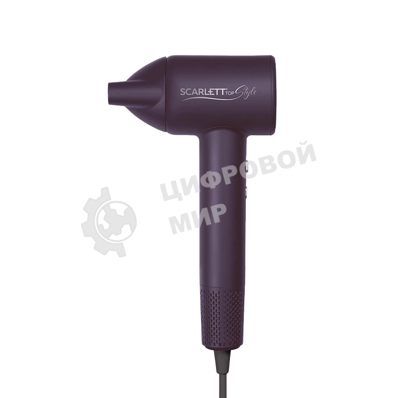 Фен Scarlett SC-HD70I43 фиолетовый, 1600 Вт, ионизация
