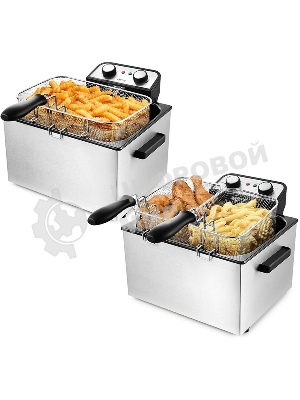 Фритюрница Kitfort КТ-2025 3270Вт черный/серебристый
