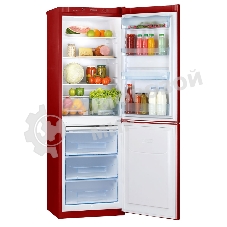 Холодильник Pozis RK-139 A рубиновый двухкамерный 188/97 л морозилка снизу