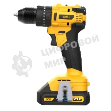 Дрель-шуруповерт Deli DC150, 20 В, 2 Ач, 50 Нм, бесщеточный, ударный