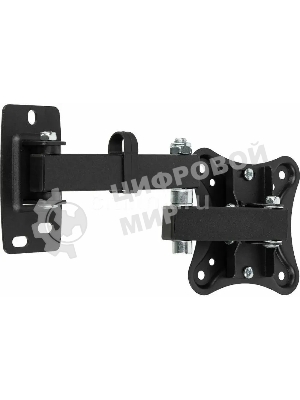 Кронштейн для телевизора Hama Fullmotion черный 10