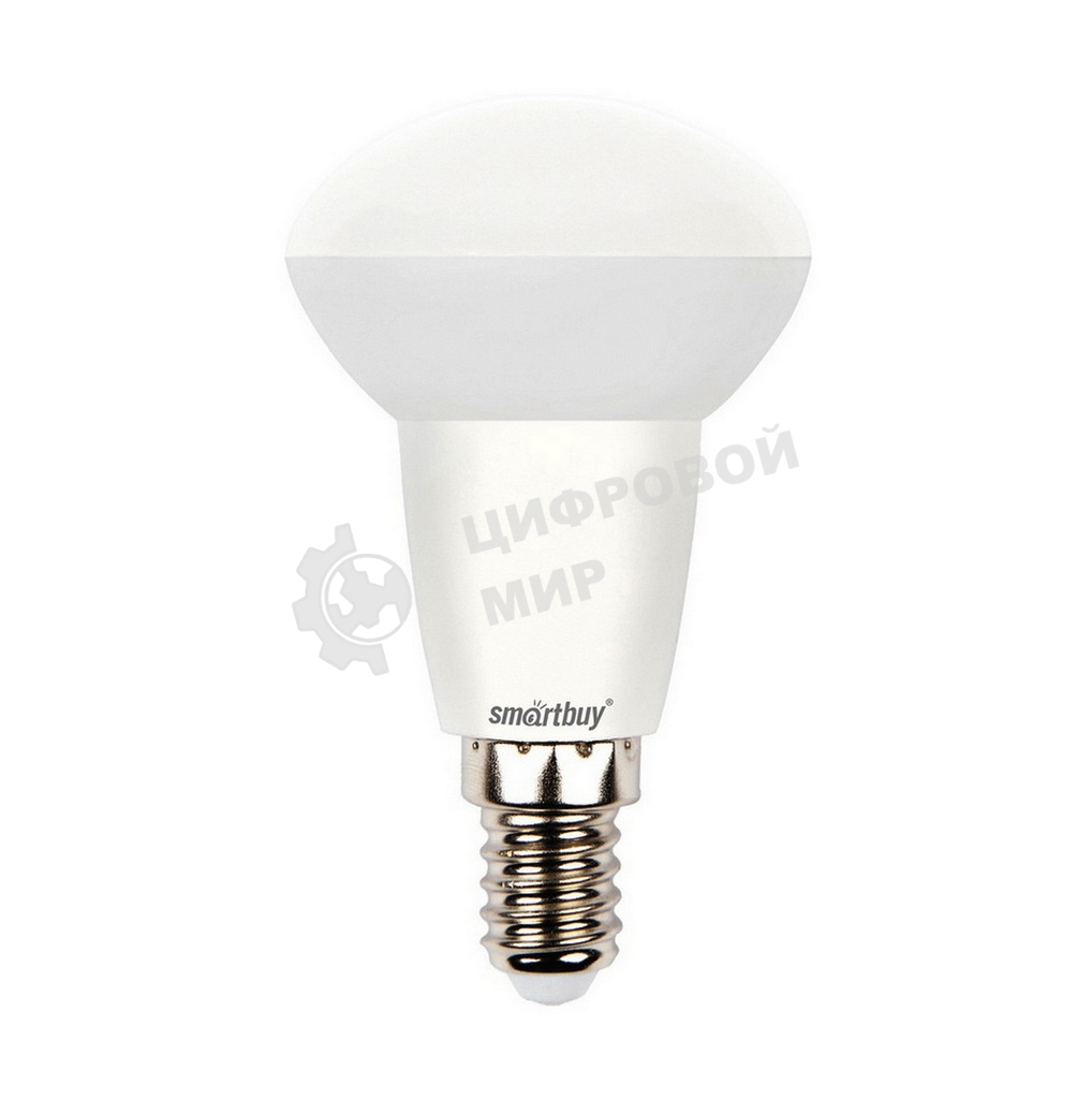 Светодиодная лампа Smartbuy R50-06W/4000/E14. цоколь Е14, 6 Вт, 220 В, 30000 ч, 4000 К