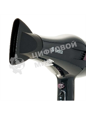 Фен Delta DL-0908 черный/коричневый, 2000 Вт