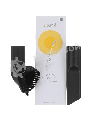 Пылесос вертикальный Deerma DX115C черный, питание от сети, 600 Вт, уборка сухая, пылесборник 1.2 л