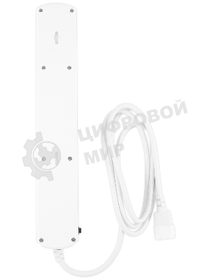 Сетевой фильтр Ippon BK-6-UPS-1.8-10-W 1.8 м, 6 розеток, белый, коробка