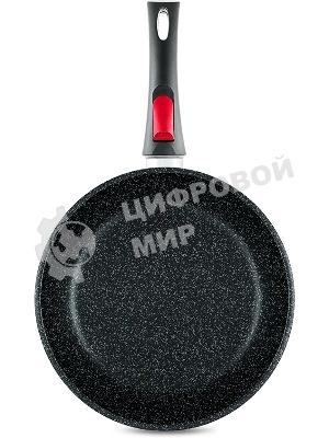 Сковорода 24 литая Индукция Гранит с/р НМП