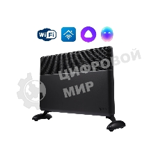 Конвектор электрический Ballu Apollo digital INVERTER Black Infinity BEC/ATI-2503 черный, 2500 Вт, 30 м2, термостат, дисплей, WiFi