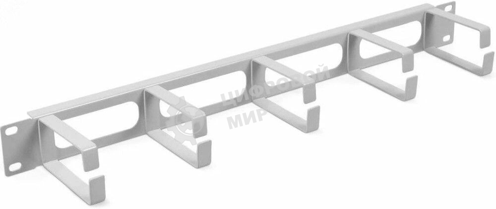 Кабельный органайзер горизонтальный NTSS NTSS-HORG-2U-4(70) односторонний кольца 2U шир.:19