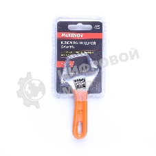 Ключ разводной Patriot SAW 115, Cr-V, тонкие губки, укороченная рукоять, 115 мм, зев 24 мм