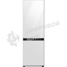Холодильник Samsung RB34C7B5E12/EF белый стекло двухкамерный 230/114л морозилка снизу, No Frost