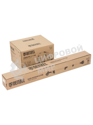 Триммер бензиновый Denzel DR-33S, 33 см3, разъемная штанга, состоит из 2 частей