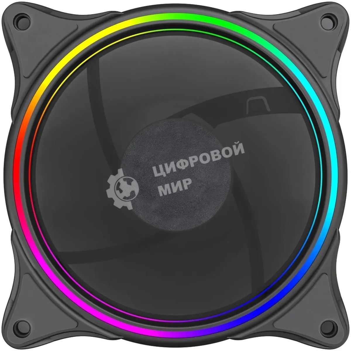 Вентилятор для корпуса Bloody BD-CF120ARGB3 ARGB черный, 120 мм, 1600 об/мин, 26 дБ, 4 pin