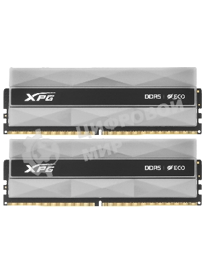 Оперативная память XPG Lancer, DDR5, 32GB (2x16GB), 6000MHz, CL30, DIMM, с радиаторами, RGB, серебристый