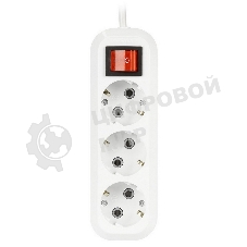 Удлинитель Smartbuy (SBE-16-3-10-ZS) 3 гнз х 10 м (16А/3.5кВт, ПВС 3х1.0)