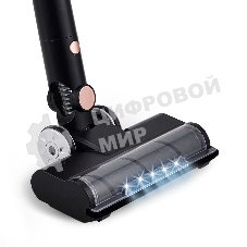 Пылесос вертикальный Centek CT-2570 черный/золотой, питание от аккумулятора, 180 Вт, уборка сухая, пылесборник 0.6 л