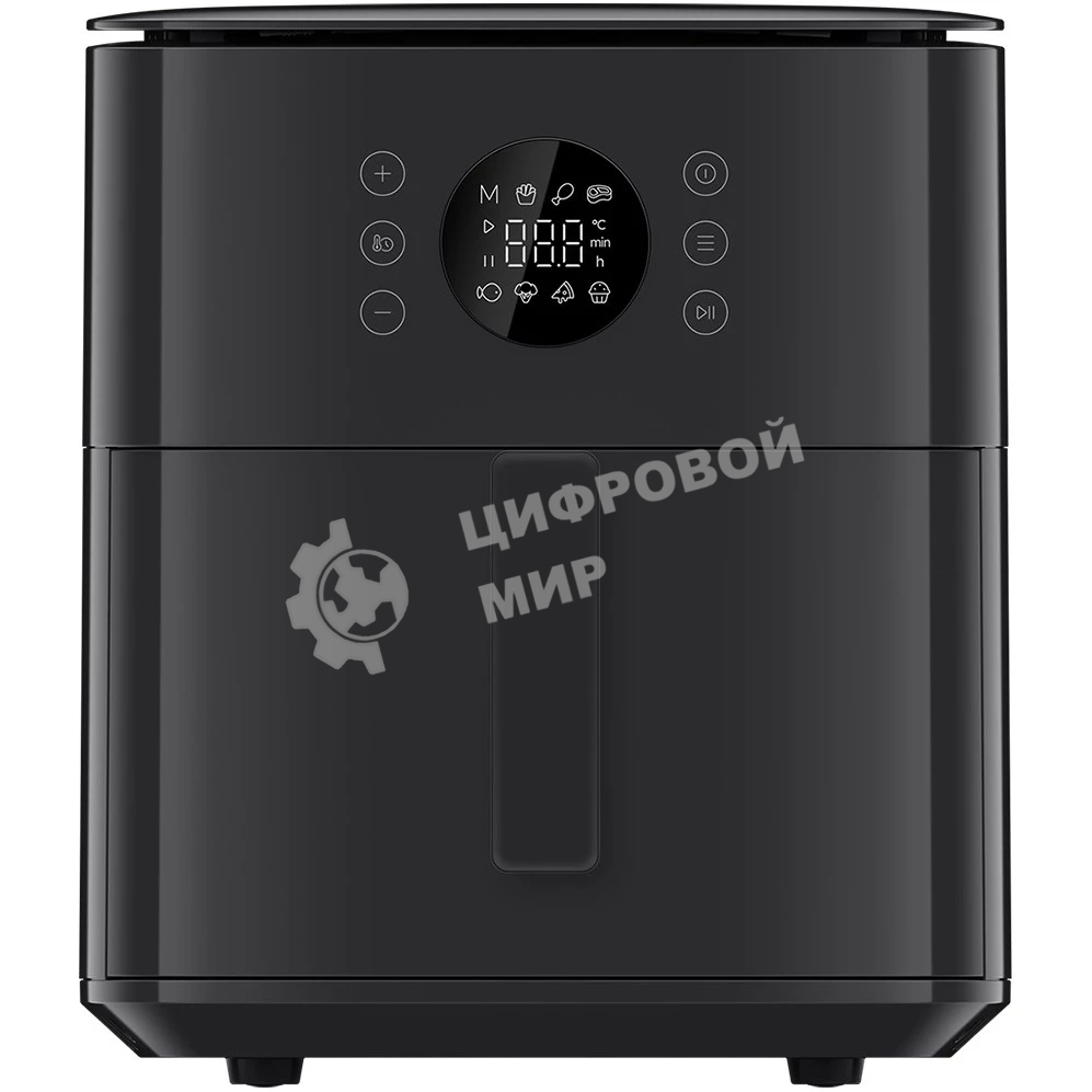 Аэрогриль Xiaomi Smart Air Fryer BHR083NEU черный, 1700 Вт, 6.5 л, сенсор, 7 программ