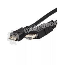 Кабель HDMI-19M --- MiniHDMI-19M ver 2.0+3D/Ethernet,1m Telecom