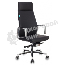 Кресло Бюрократ JONS/BLACK черный, кожа
