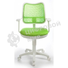 Кресло Бюрократ CH-W797/SD/TW-18 салатовый, сетка/ткань, 120 кг, механизм качания
