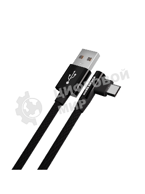 Кабель MORE CHOICE (4627151196947) K27m USB 2.1A microUSB черный - 1,0m