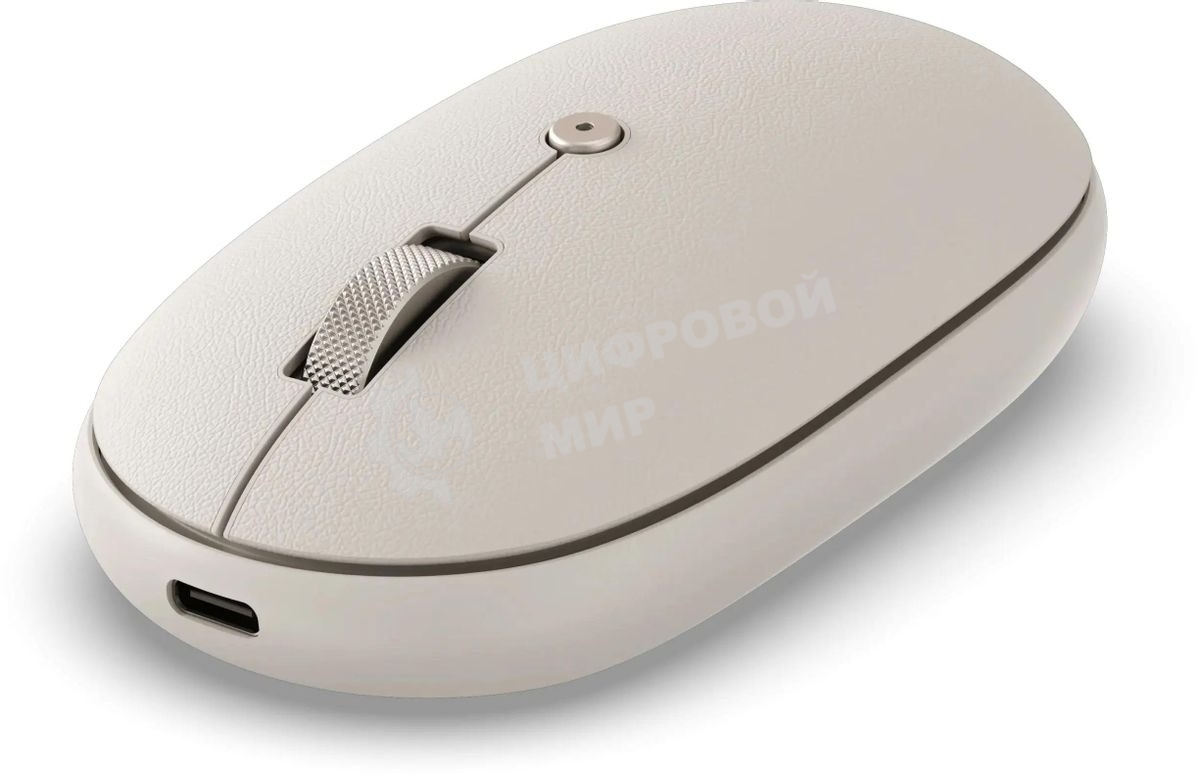 Мышка компьютерная Satechi OntheGo Bluetooth Mouse with USB-C Rechargeable Battery, песочный