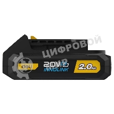 Аккумулятор Deli DL-DC20A2 (2А*ч, 20В, Li-ion)