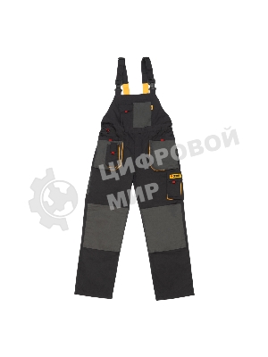 Полукомбинезон профессиональный рабочий Denzel 65% полиэстер 35% хлопок, XXL