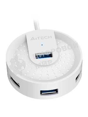 Разветвитель USB 3.0 A4Tech HUB-30 4порт. белый