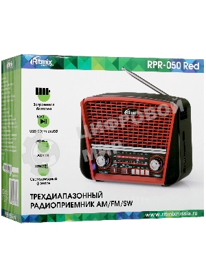Радиоприемник Ritmix RPR-050 RED