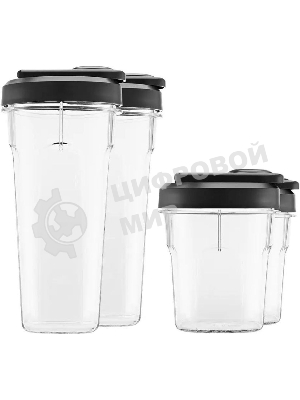 Блендер стационарный Kitfort КТ-3570 305Вт нержавеющая сталь/черный