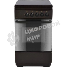 Плита комбинированная Flama RK 2211 B черный, конфорок 2 газовых и 2 электрических, духовка 50 л, 50 см x 85 см x 60 см