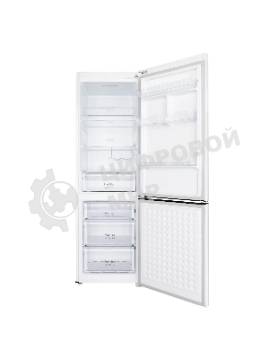 Холодильник Maunfeld MFF195NFIW10 белый двухкамерный 252/98л морозилка снизу, No Frost