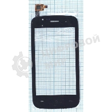 Сенсорное стекло (тачскрин) для Explay A400, черное