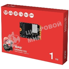 Накопитель SSD ADATA XPG GAMMIX S55, 1Tb, PCIe 4.0 x4, 2230, NVMe, R/W 5000/3700