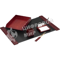 Настольный набор Good Sunrise M5C-10, (5 предметов), красное дерево, черный/коричневый