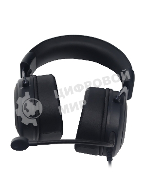 Гарнитура Raskat Strike 3U чёрный, проводная, USB, съёмный микрофон, подсветка